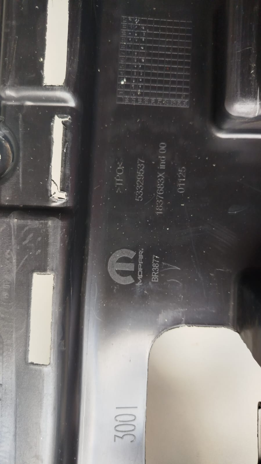 Absorvedor de Impacto Dianteiro Jeep Compass 2017/ 2018/ 2019/ 2020/ 2021 53329537